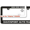 Two hole Plastic License Frame